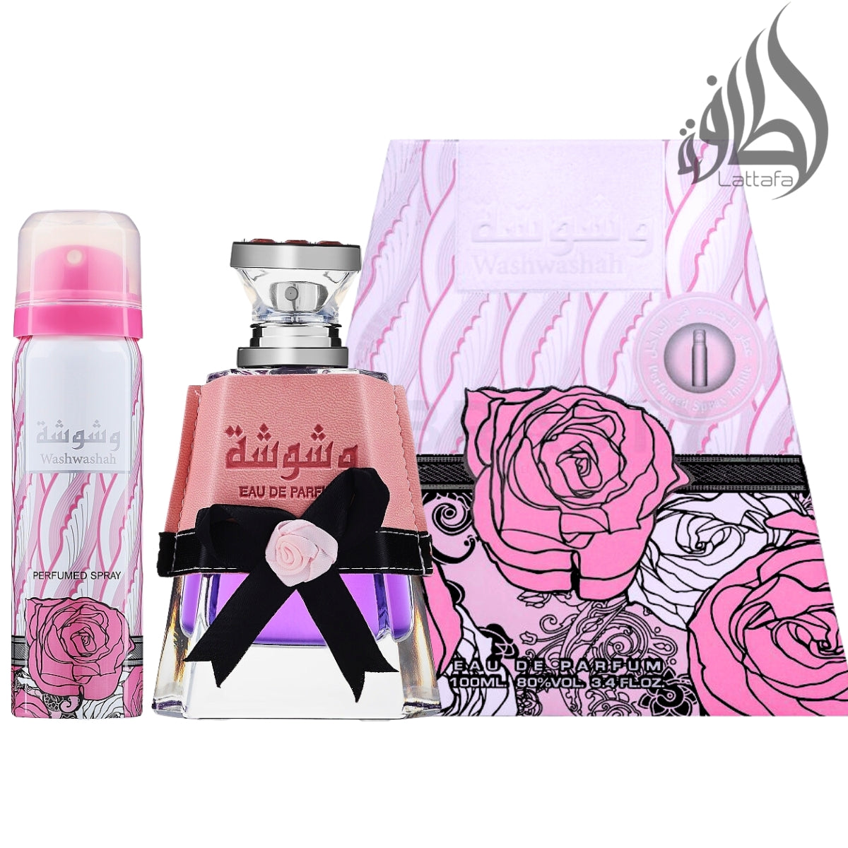 Washwashah Lattafa Eau de Parfum 100ml + Desodorante pack