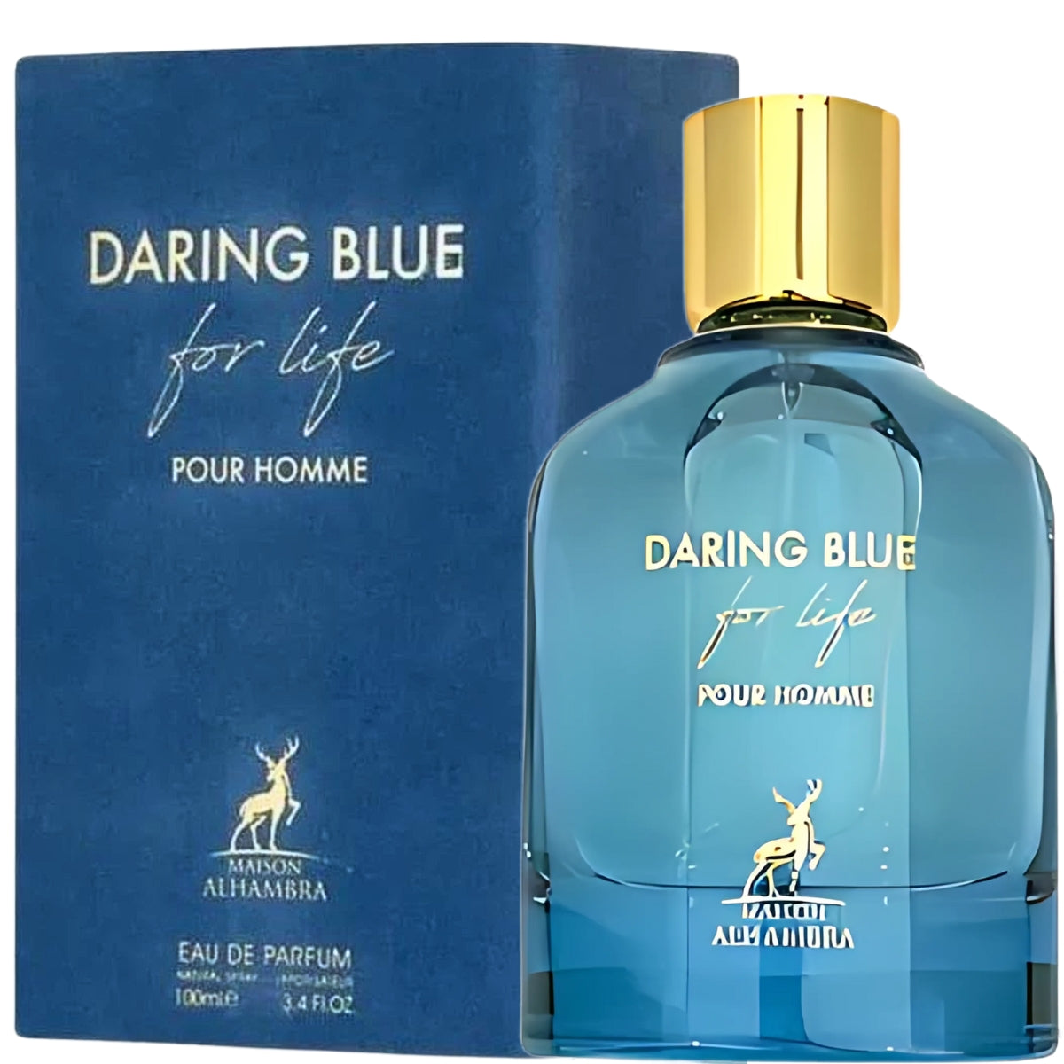 Maison Alhambra Daring blue for life Pour homme eau de parfum 100ml