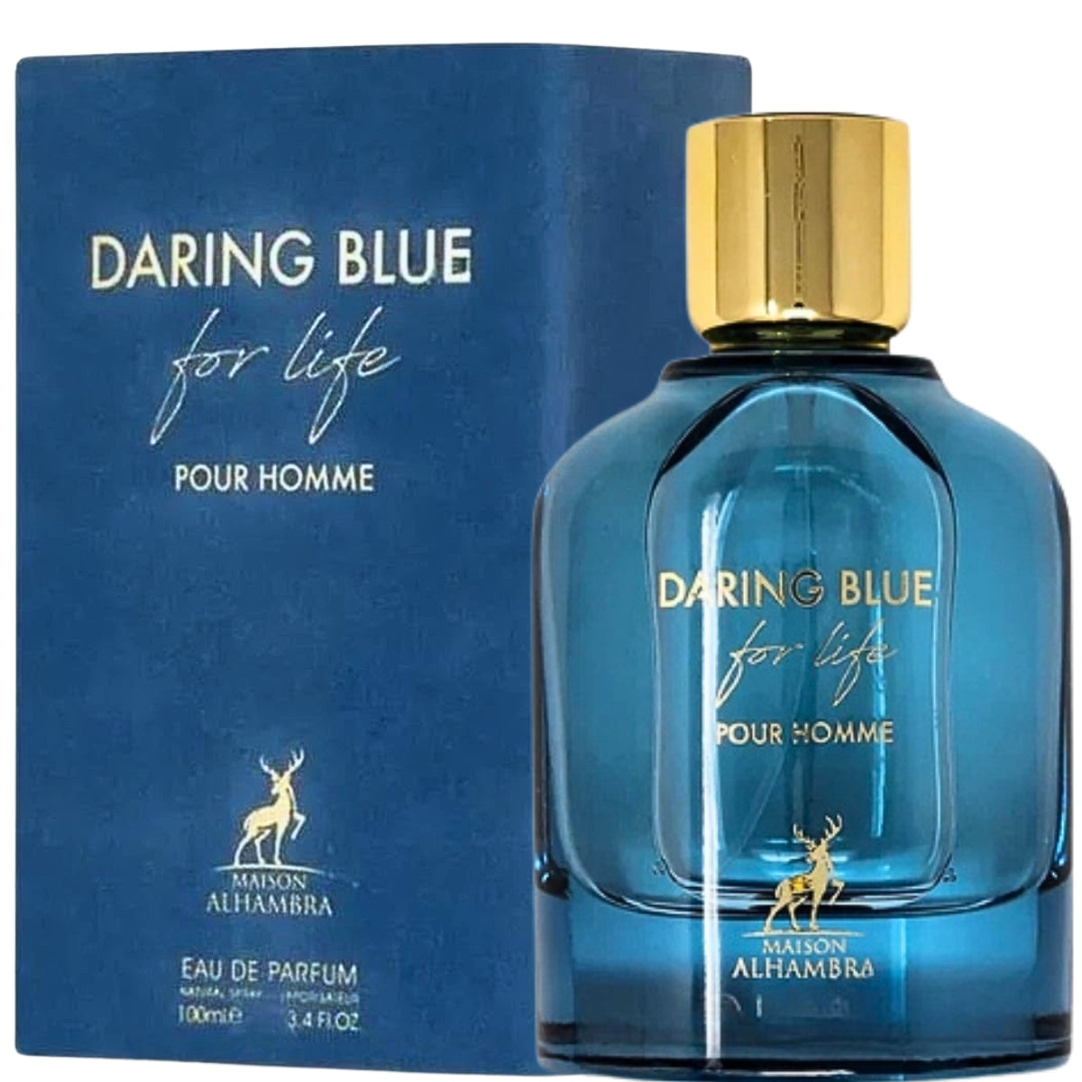 Maison Alhambra Daring blue for life Pour homme eau de parfum 100ml