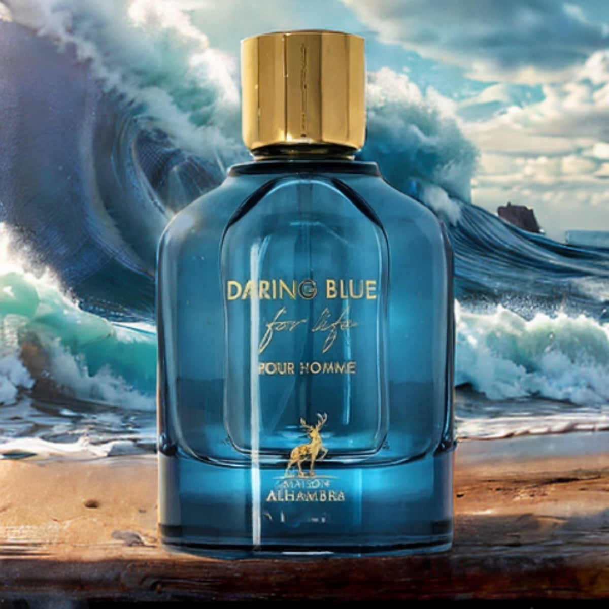 Maison Alhambra Daring blue for life Pour homme eau de parfum 100ml