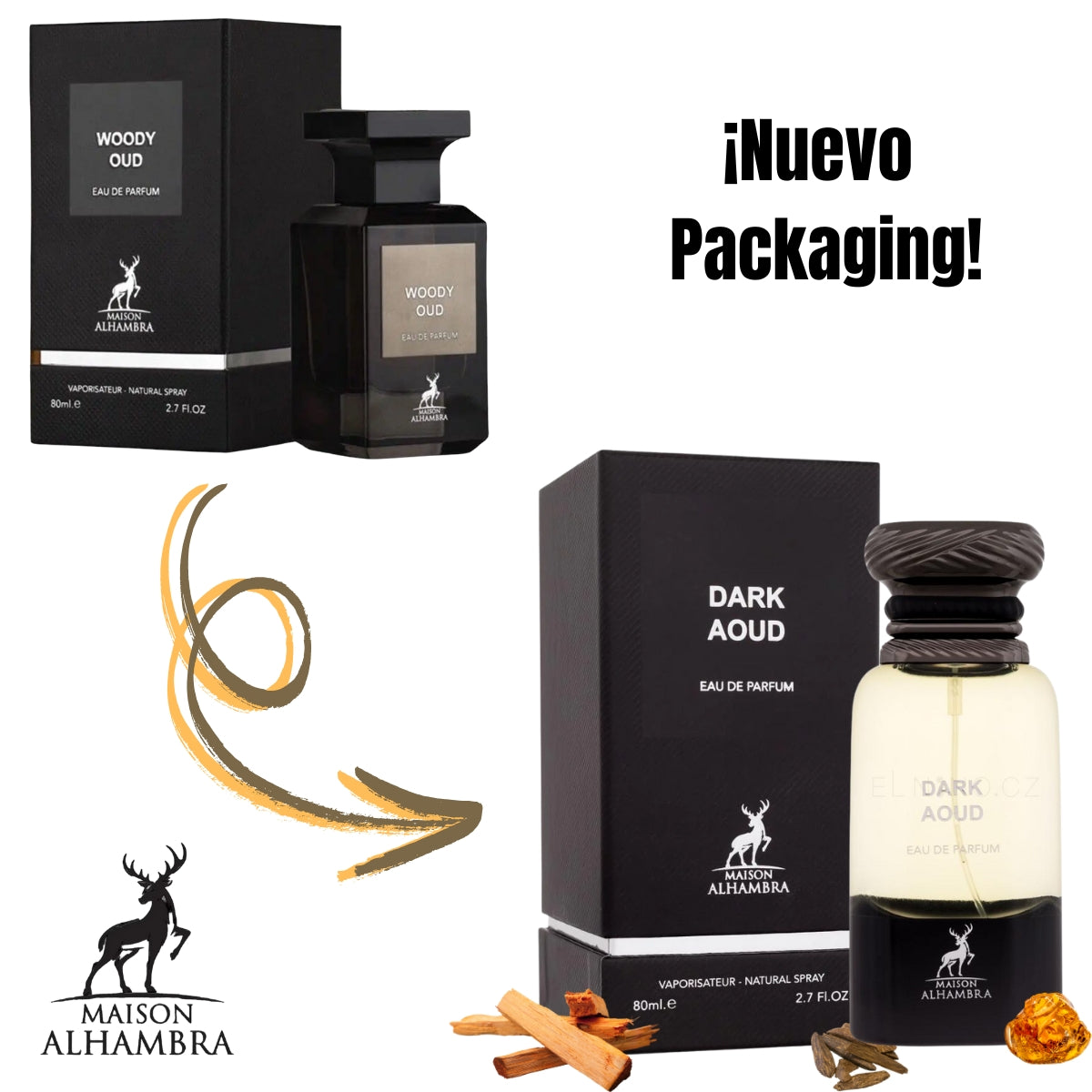 Maison Alhambra Dark Aoud eau de parfum 80ml
