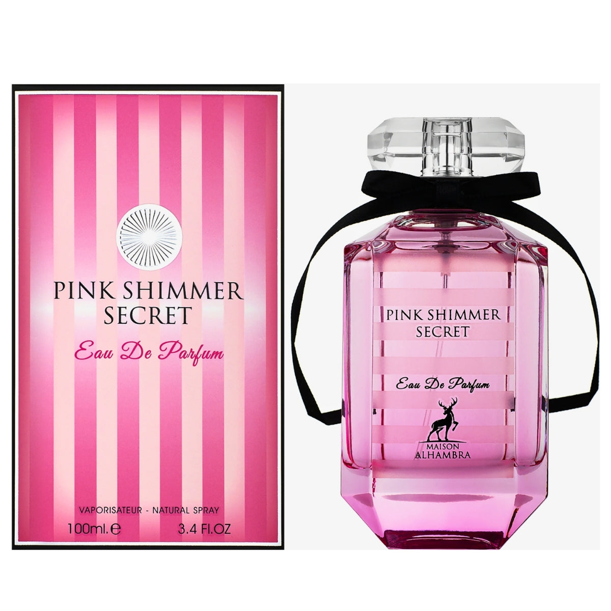 Pink Shimmer Secret Maison Alhambra Eau de Parfum 100ml