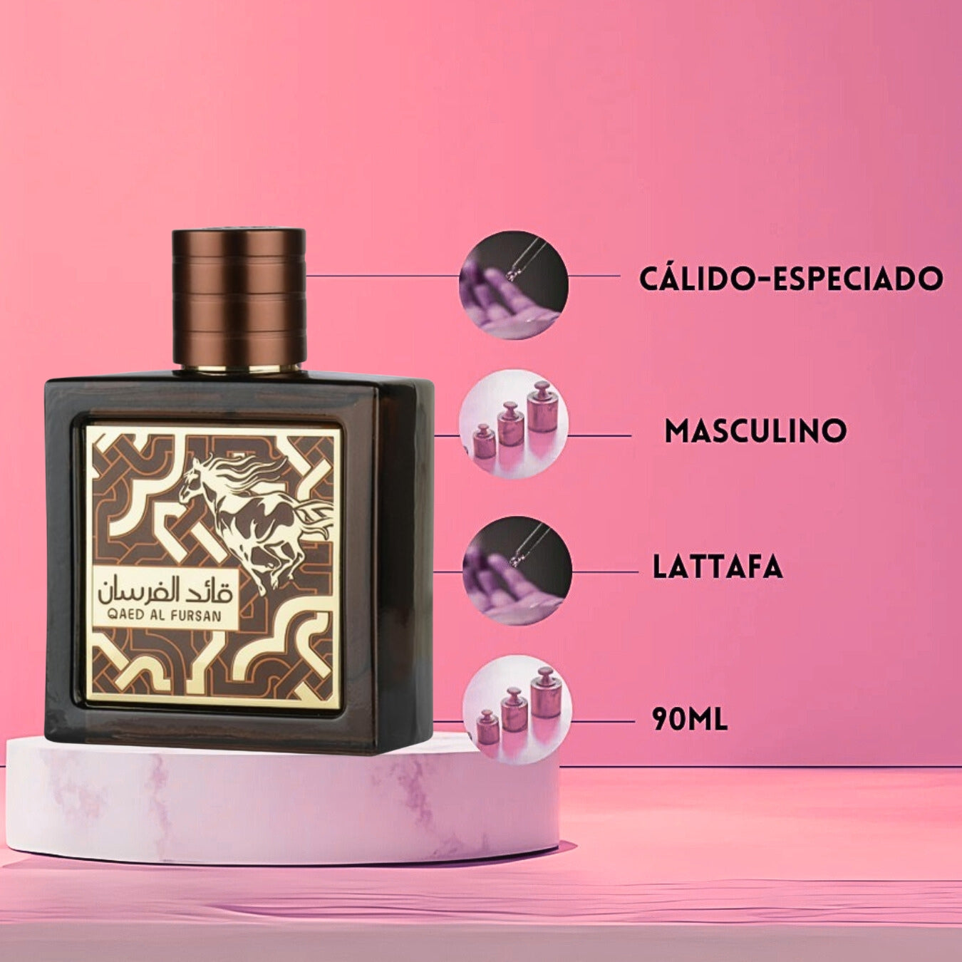 Lattafa Qaed al Fursan Untamed Eau de parfum 90ml