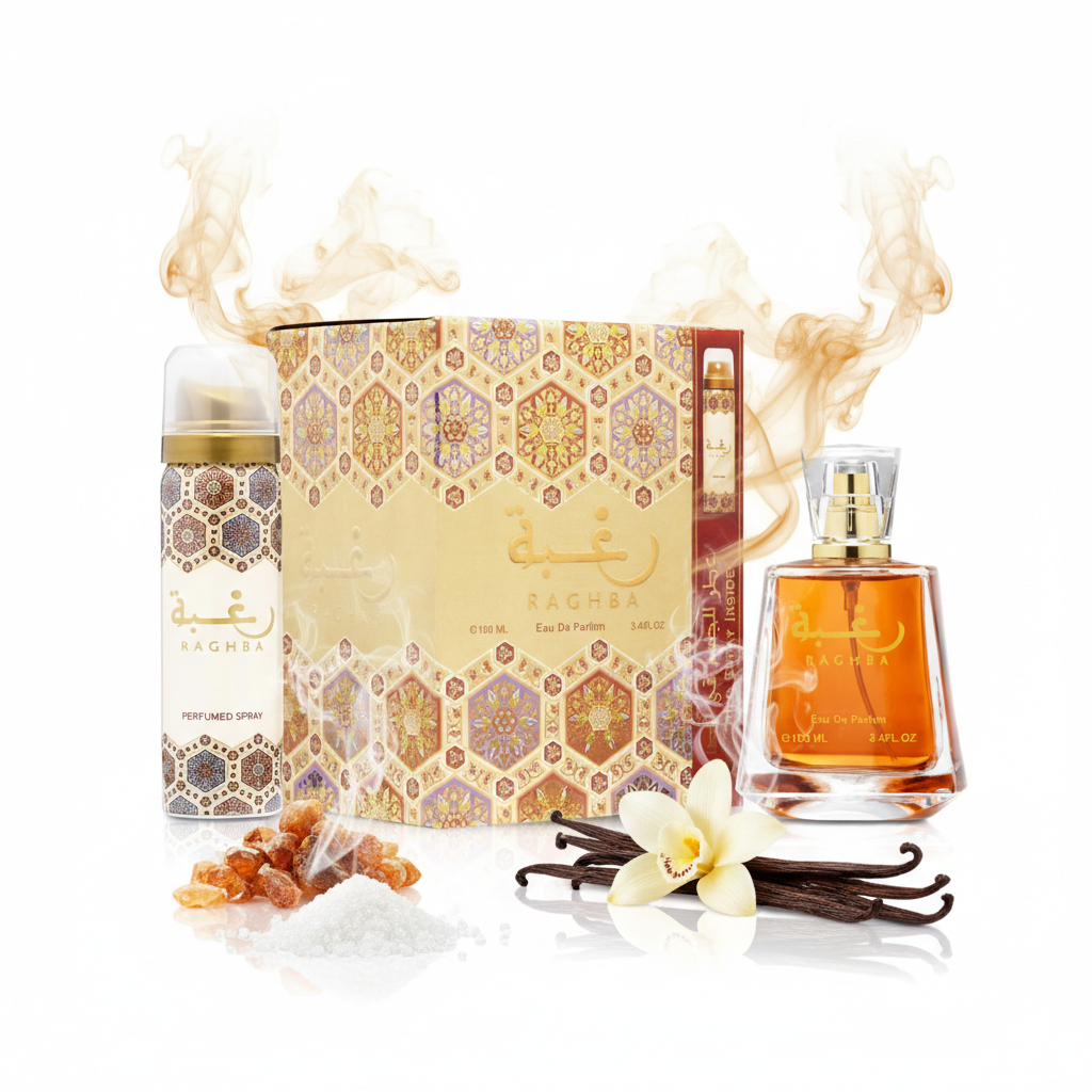 Lattafa Raghba Eau de Parfum 100ml en formato pack + desodorante