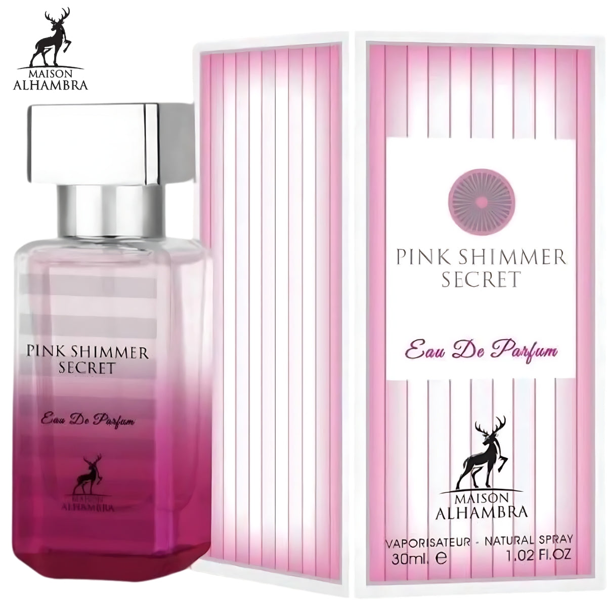 Pink Shimmer Secret Maison Alhambra Eau de Parfum 30ml