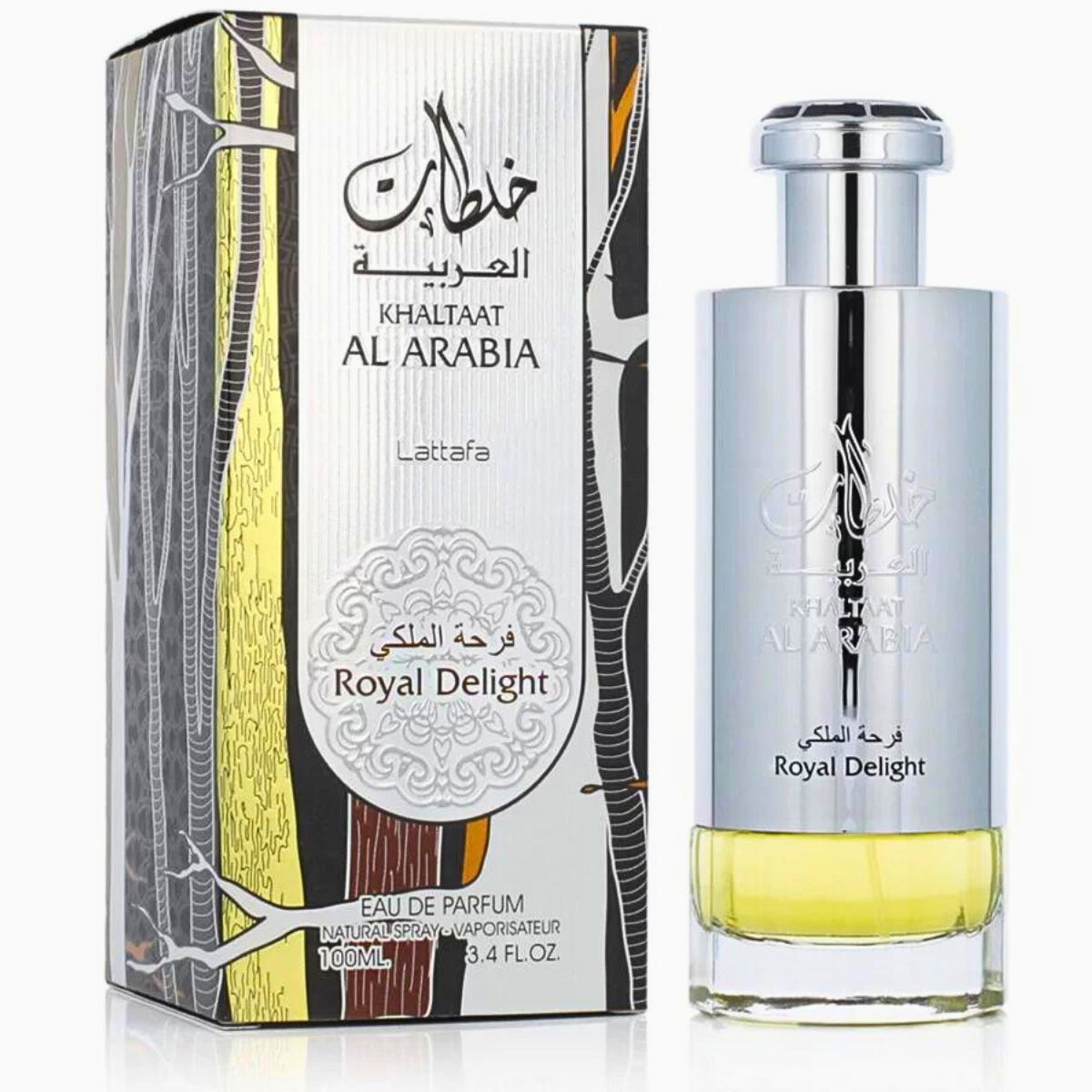Lattafa Perfume Khaltaat Al Arabia Royal Delight (Silver) Eau de Parfum 100 ml