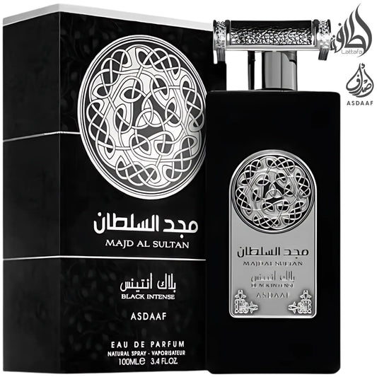 Majd al Sultan Black Intense Asdaaf Lattafa Perfume Eau de Parfum 100ml