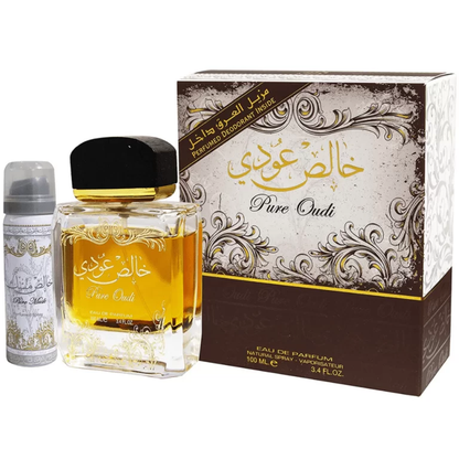Perfume Lattafa Pure Oudi Eau de Parfum 100ml + Desodorante